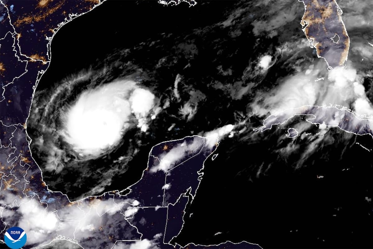 El huracán Milton podría causar grandes daños en Florida. //AP