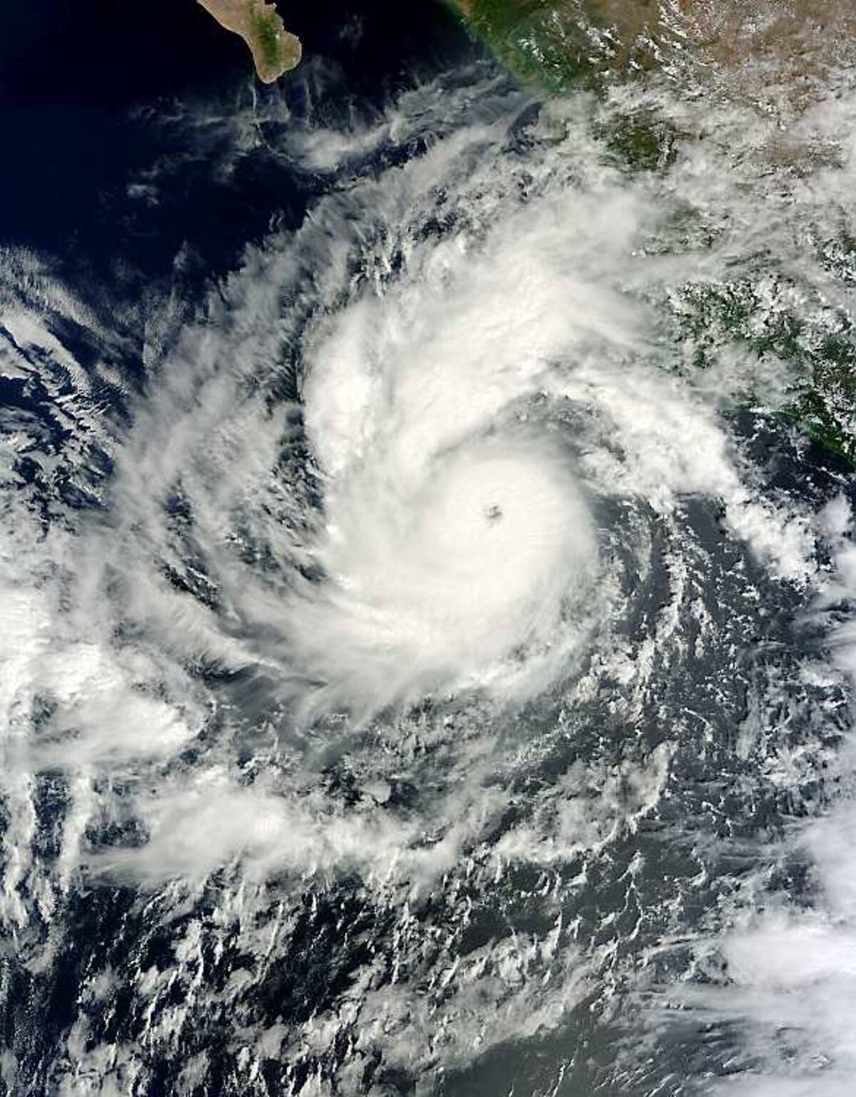 Huracán Jova. AFP HO