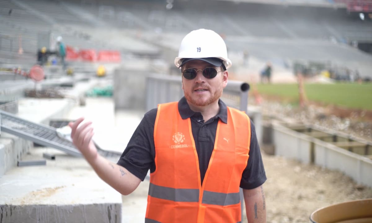 Ícaro Noguera gerente de Operaciones de la Confederación Sudamericana de Fútbol.// Cortesía Alcaldía de Barranquilla.