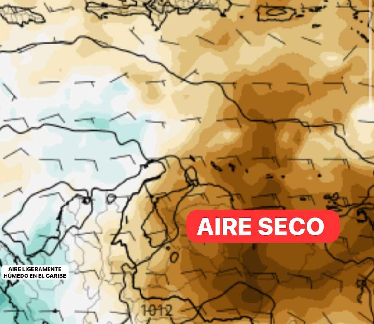 iClima anuncia tiempo seco para el Caribe. // Foto: cortesía