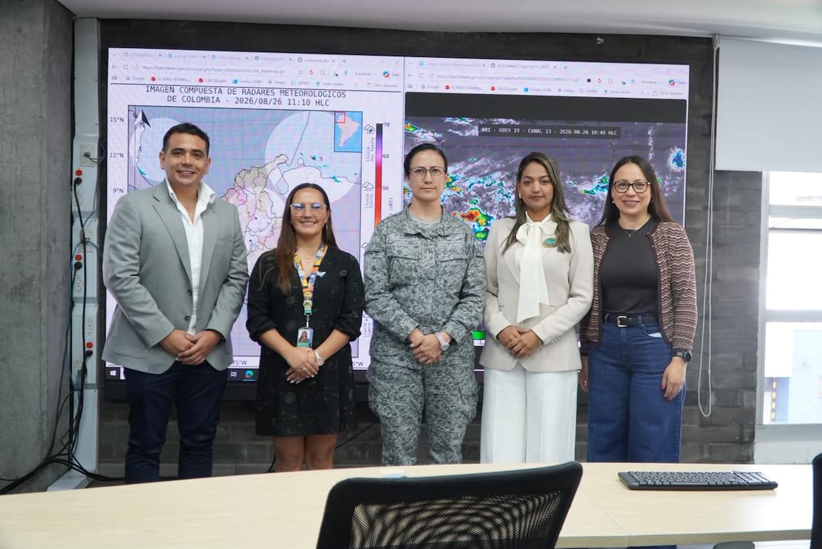 También se realizaron reuniones con directivos del Ideam y de Asocapitales // Cortesía: Alcaldía de Cartagena.