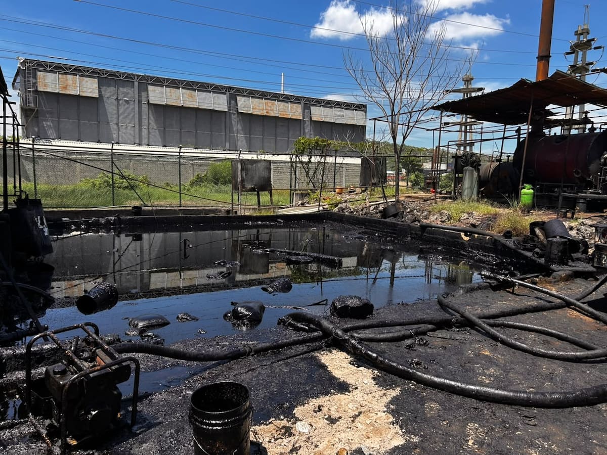 Se identificaron dos puntos de descarga en la empresa. // Cortesía - EPA