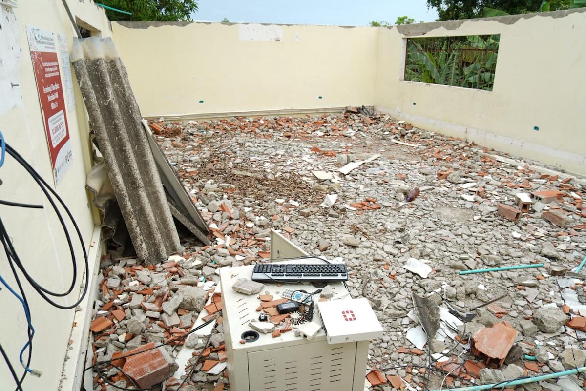 Las obras contemplan la reparación integral de ocho aulas, además de la instalación de aires acondicionados // Cortesía: Alcaldía de Cartgena.
