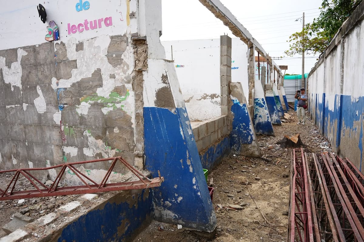 Alcaldía de Cartagena inicia rehabilitación de dos sedes de la I.E. Rafael Núñez