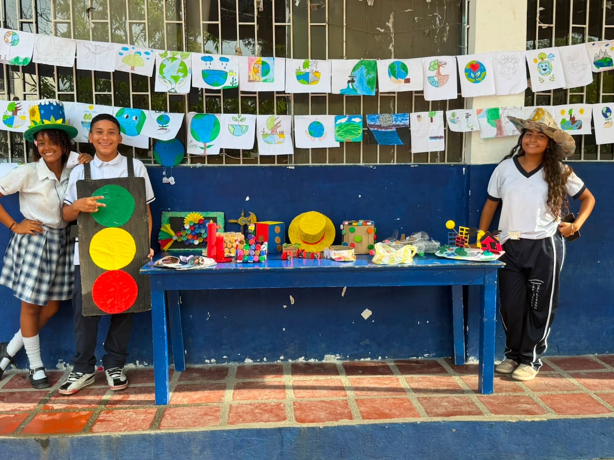 La comunidad educativa busca fomentar la conciencia ambiental. // I.E República del Líbano