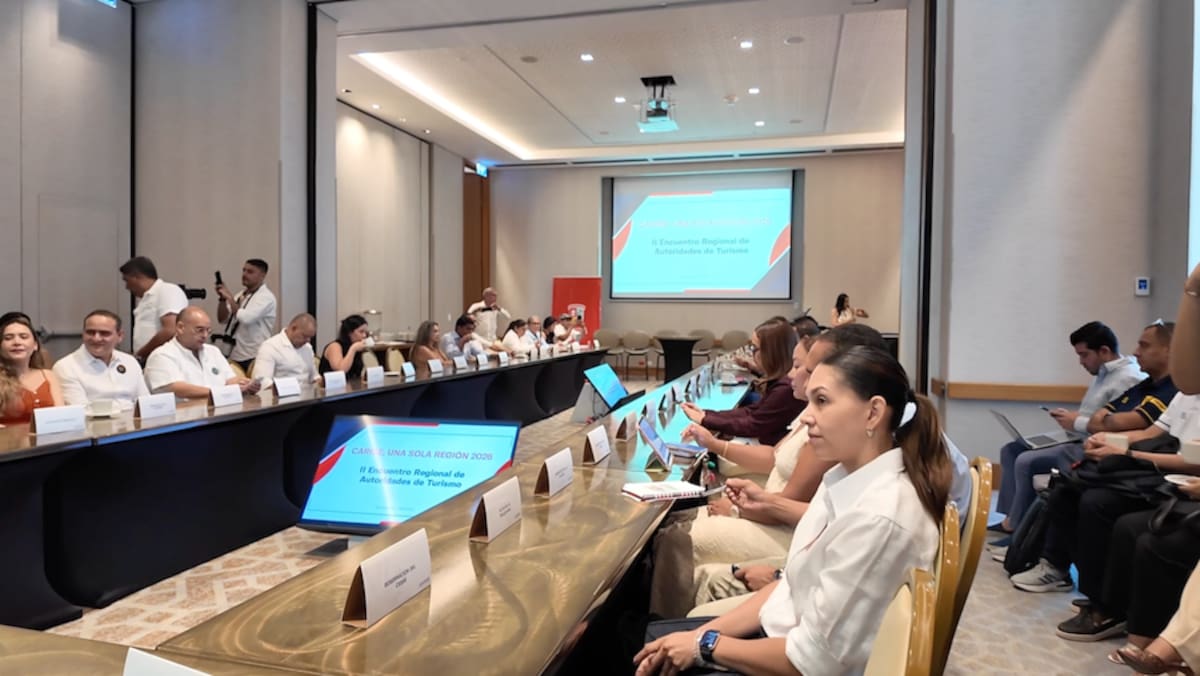 Aspecto del II Encuentro Regional de Autoridades de Turismo, realizado en el Hotel Marriot de Barranquilla, organizado por la Gobernación del Atlántico.//Cortesía Gobernación del Atlántico.