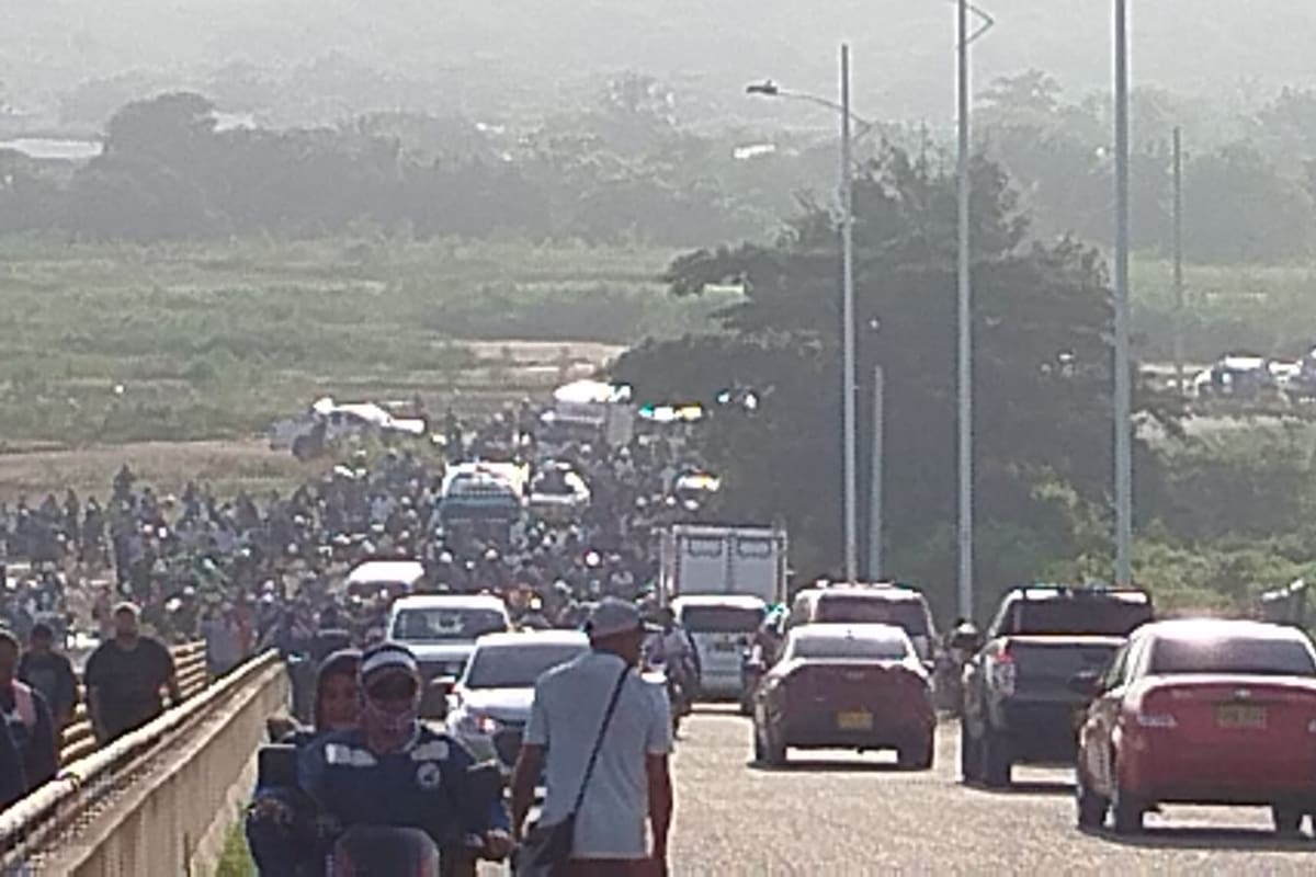 Bloqueo en el puente de Barú afecta la movilidad este miércoles: esta es la razón