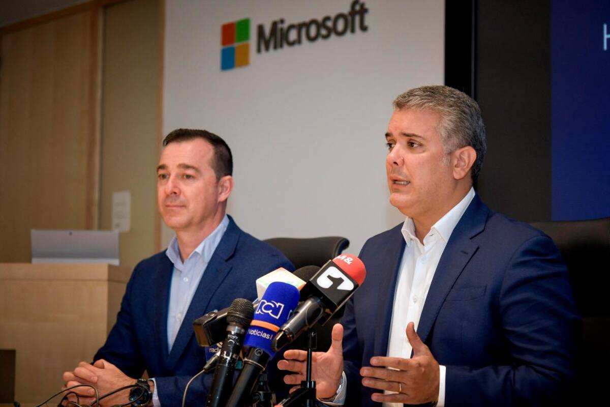 Microsoft invertirá 3,5 millones de dólares para mejorar la conectividad de Colombia