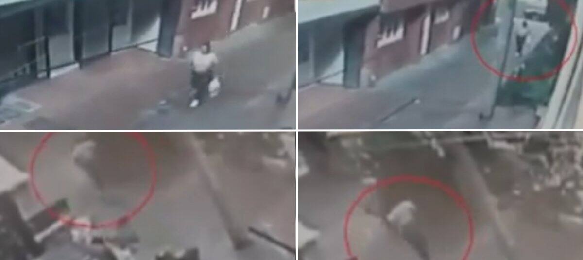 Imagen captada por cámaras de seguridad. // tomada de City TV