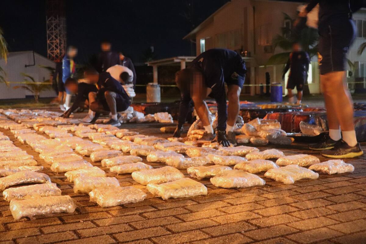 Incautan más de una tonelada de marihuana en el Caribe colombiano