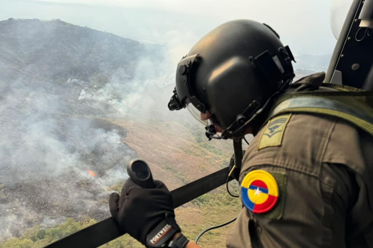 Investigan si incendio en Villa de Leyva habría sido provocado por acción humana