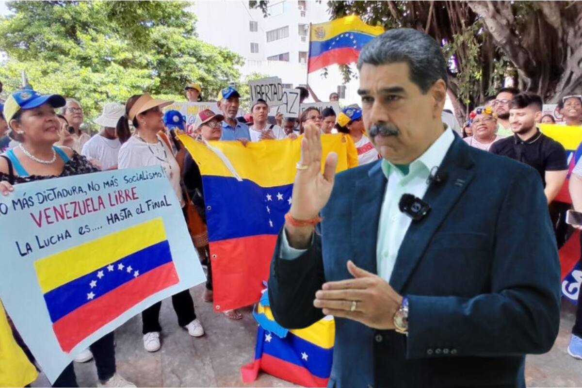 Concentración en Cartagena para celebrar la captura de Nicolás Maduro