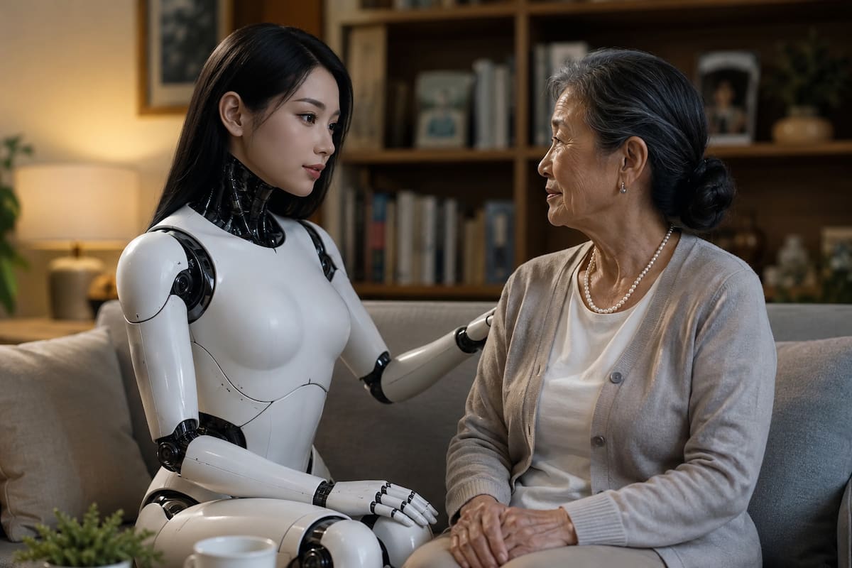 ¿Un robot como confidente? China apuesta por androides sociales