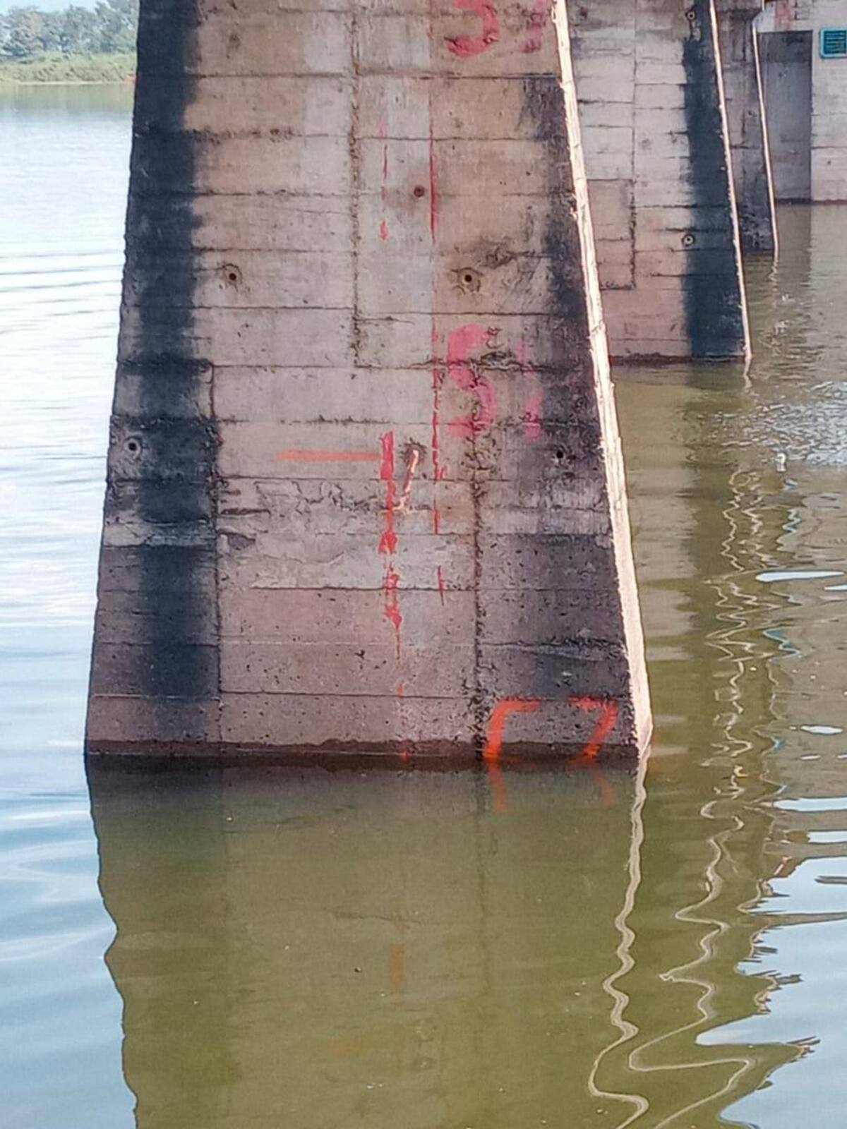 El embalse de San José de Playón en está su cota máxima (57,7). // CORTESÍA