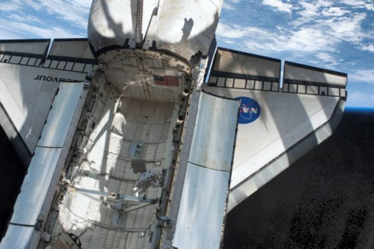 Transbordador Endeavour. AFP