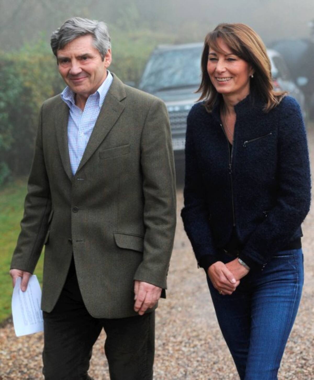 Michael y Carole, los padres de Kate Middleton. AP STEFAN ROUSSEAU