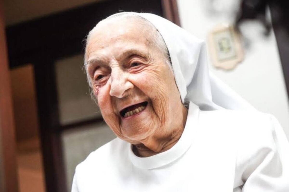 Murió la mujer más longeva del mundo, la monja brasileña Inah Canabarro