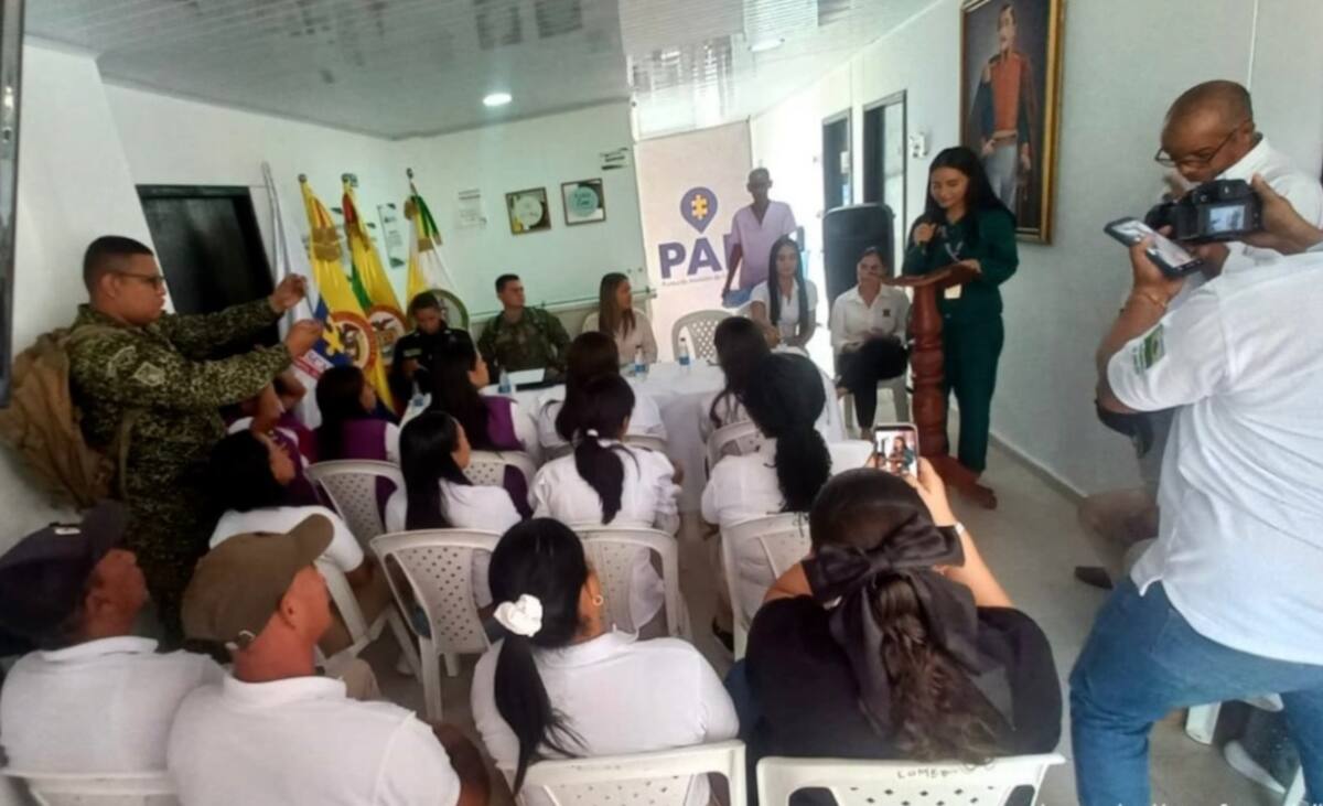 Inauguración de punto de atención de la Fiscalía en Arroyohondo, Bolívar. // Cortesía Fiscalía