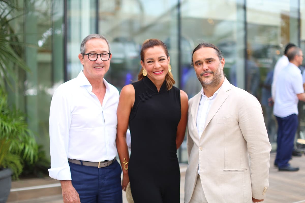 Fernando Araújo, Adriana Jaramillo y Nicolás Vásquez.