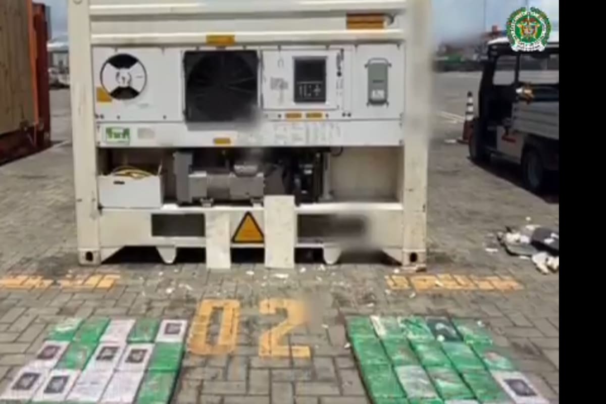 En video, otro golpe al narcotráfico en el Puerto de Cartagena: cae cocaína oculta en una carga