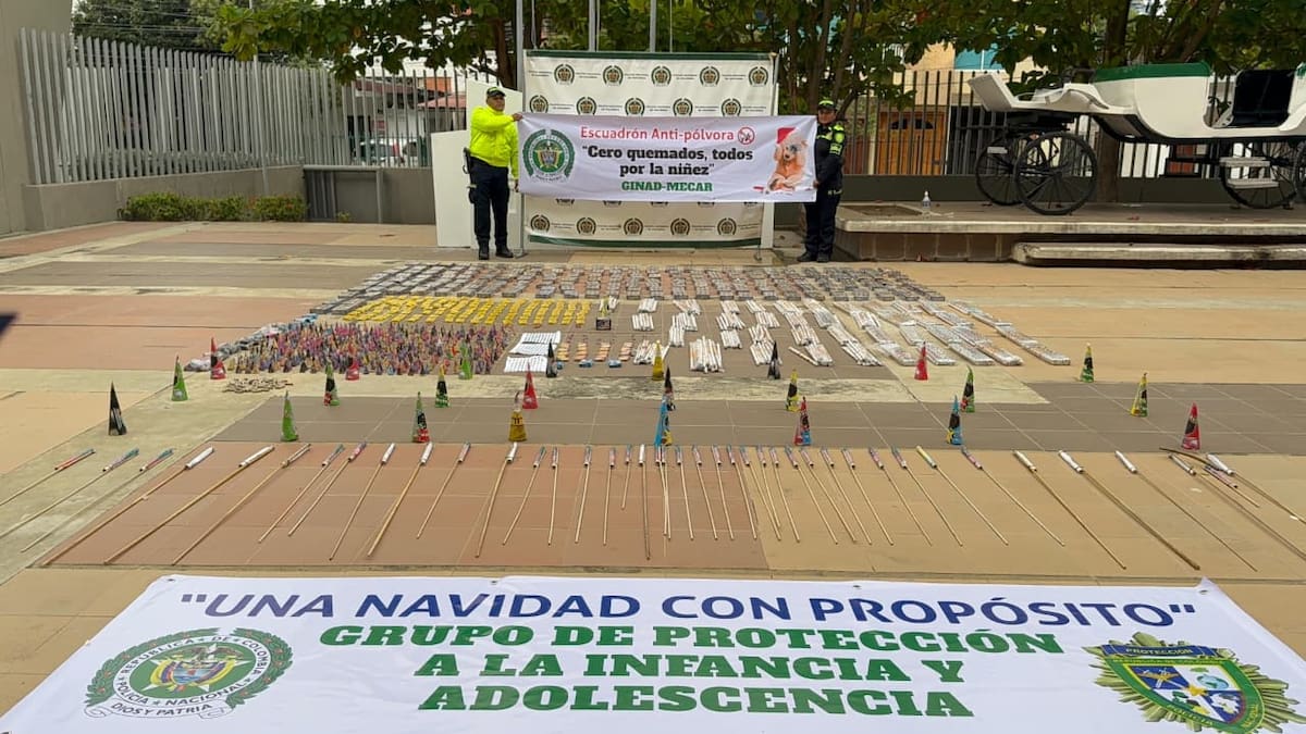 Incautación de media tonelada de pólvora en Cartagena.