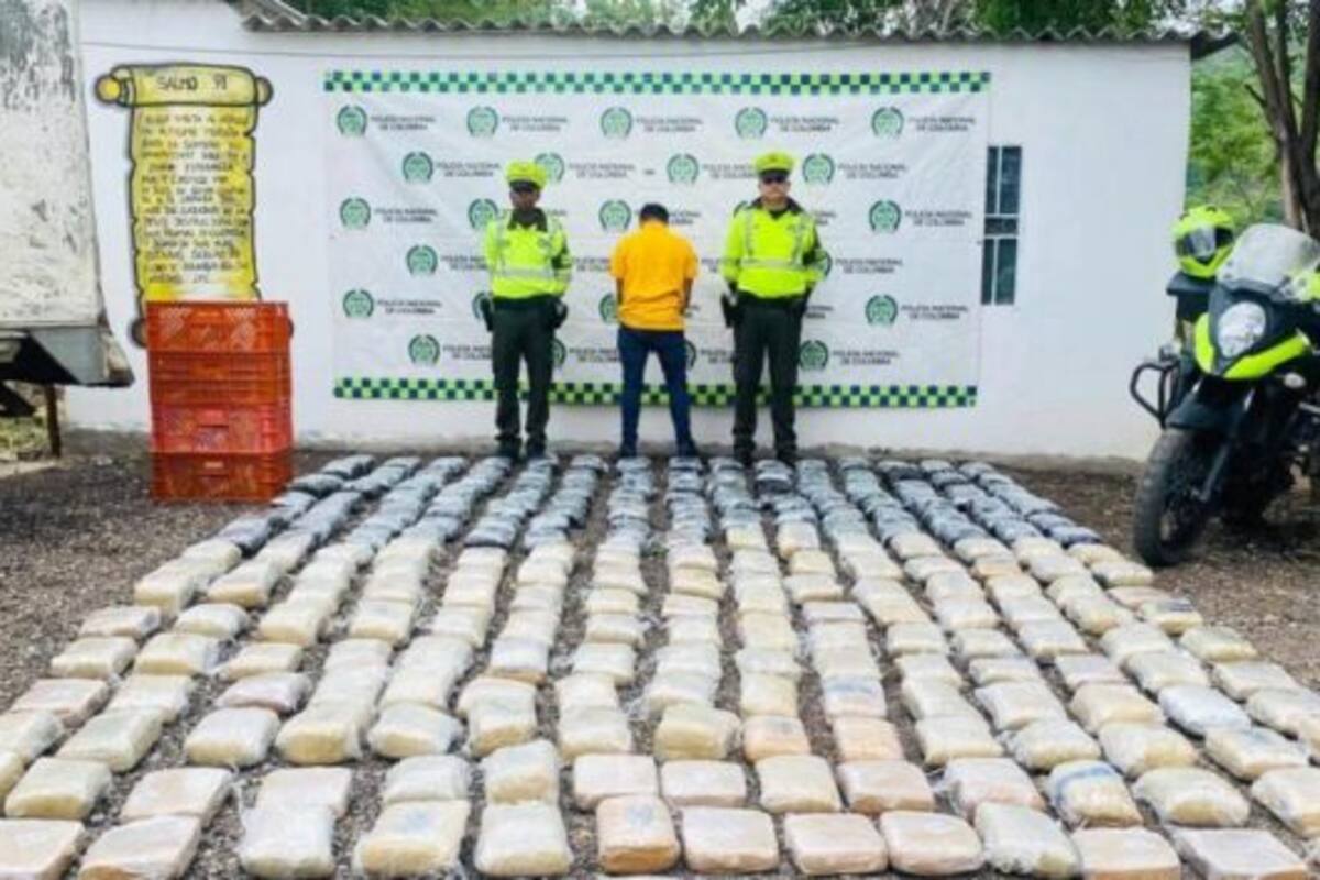 Video: encuentran 259 paquetes de marihuana en un camión que transportaba pan