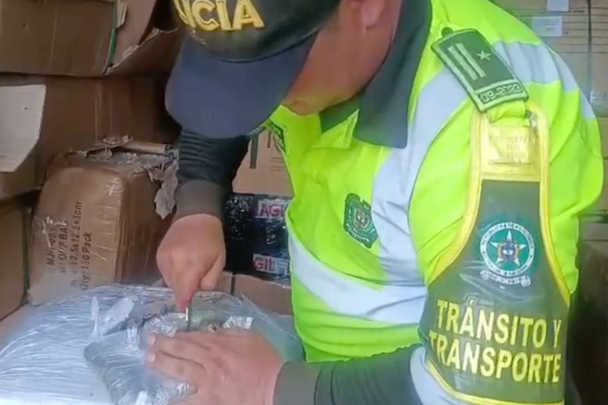 Policía incautó 32 paquetes de marihuana en la Vía Oriental que iban para Barranquilla