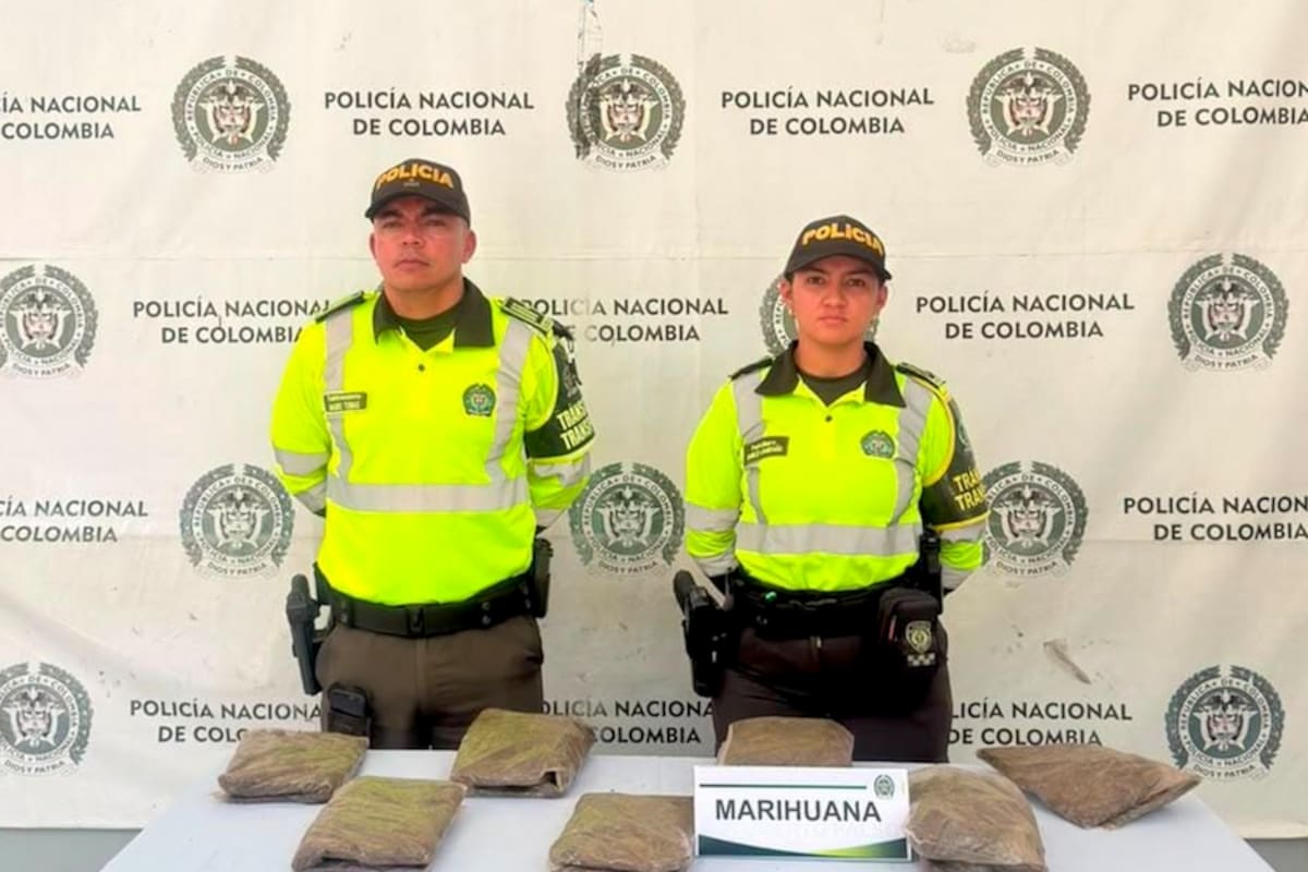 Capturado hombre e incautan 7 paquetes de marihuana en vías del Atlántico
