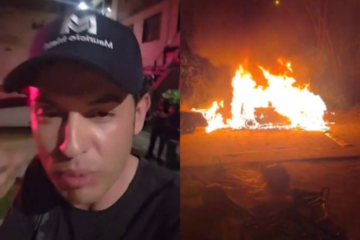 Video: queman vehículo de Mauricio Matri, candidato a la Cámara por el Centro Democrático