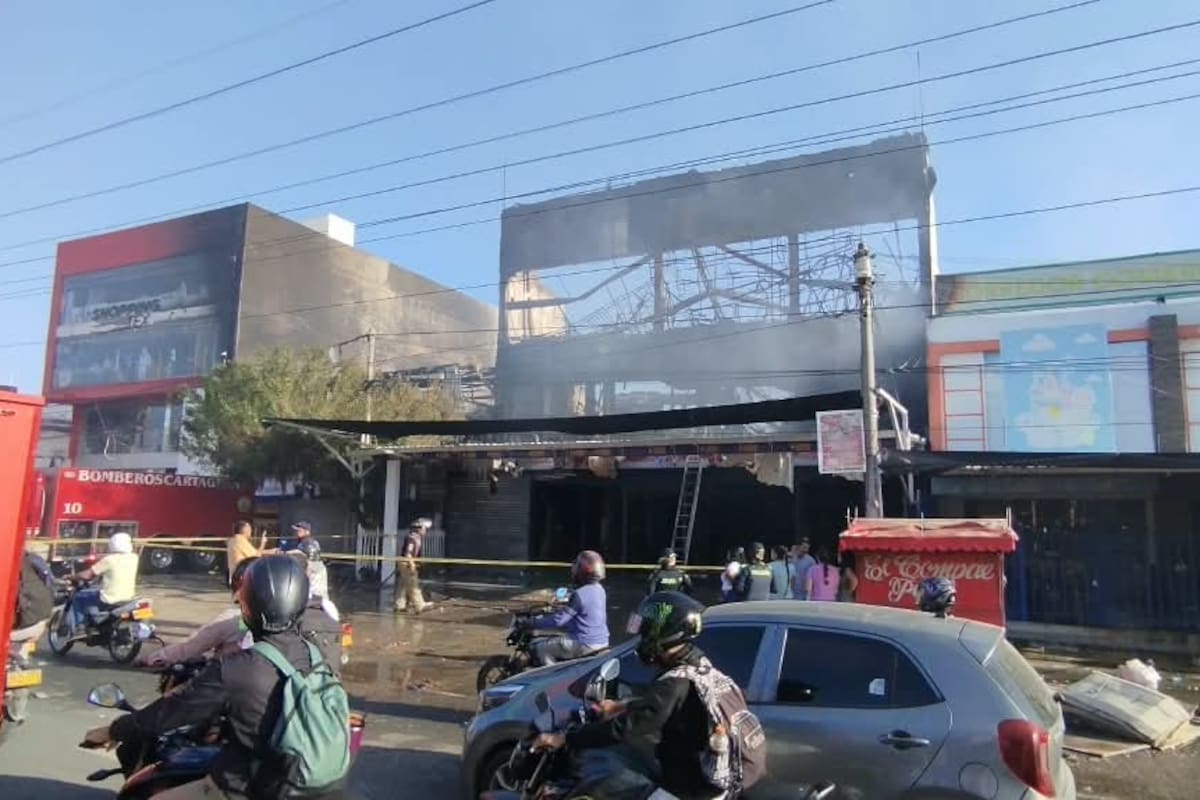Transcaribe activa desvío en la ruta X106 tras incendio frente a La Plazuela