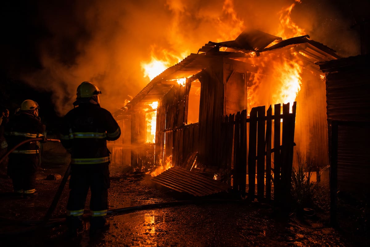 El incendio que acabó con la vida de seis integrantes de una familia