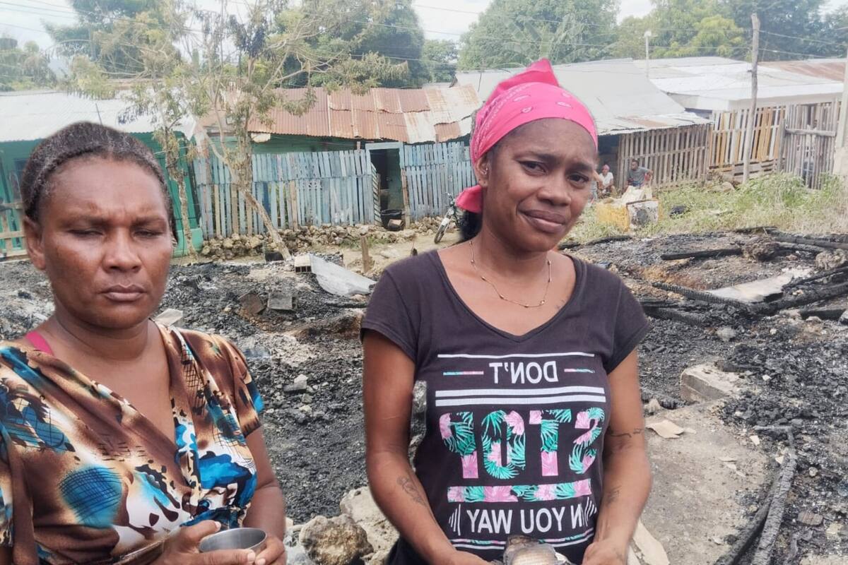 El drama de Luz y Jéssica: incendio acabó con 2 casas en Albornoz