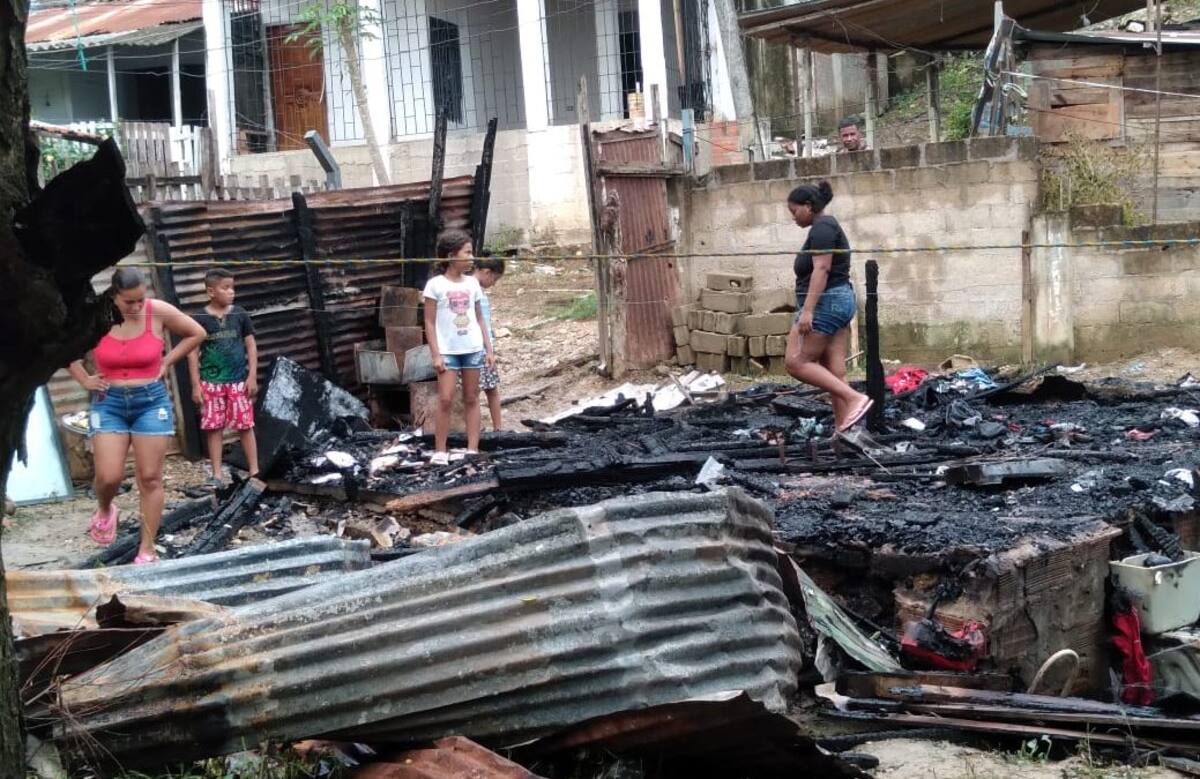 El incendio ocurrió la noche del sábado 19 de octubre. //Cortesía Mundo Noticias