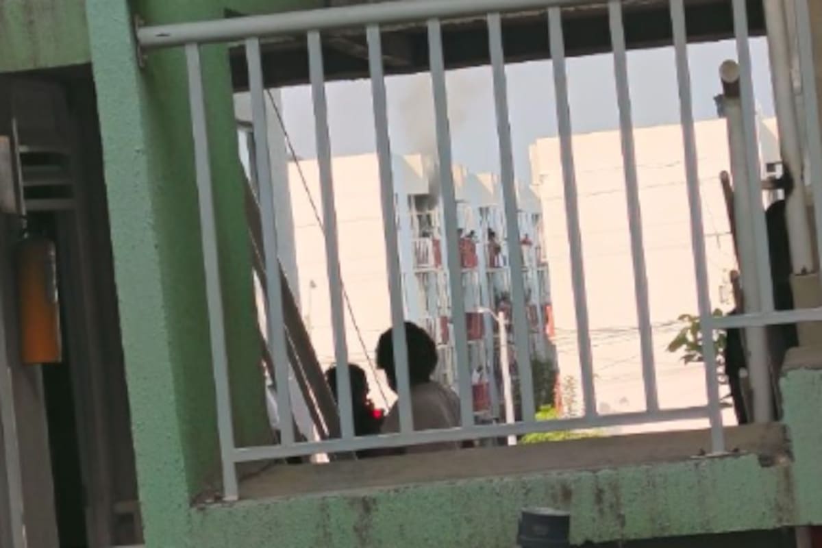 Incendio en apartamento de Ciudadela La Paz causó pánico: la comunidad lo controló