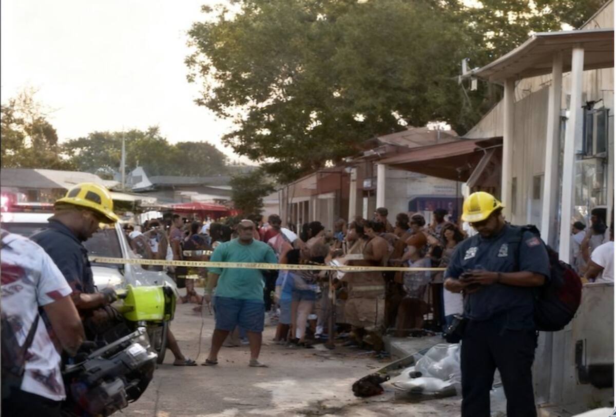 Un niño de 4 años de edad murió como consecuencia del incendio de una vivienda este lunes en el barrio Rebolo de Barranquilla.//Cortesía Red de Cooperantes.