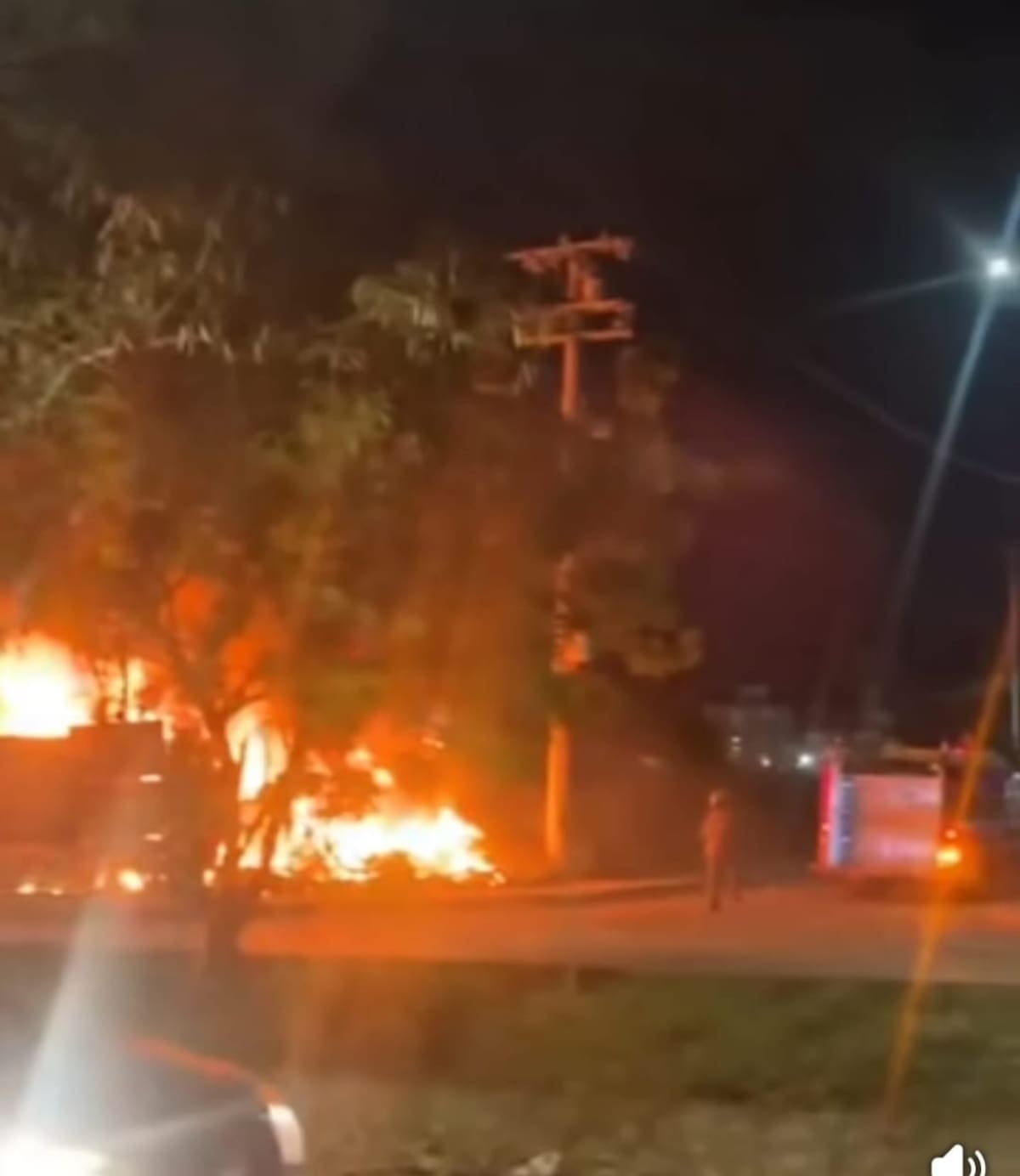 Incendio en La Carolina.