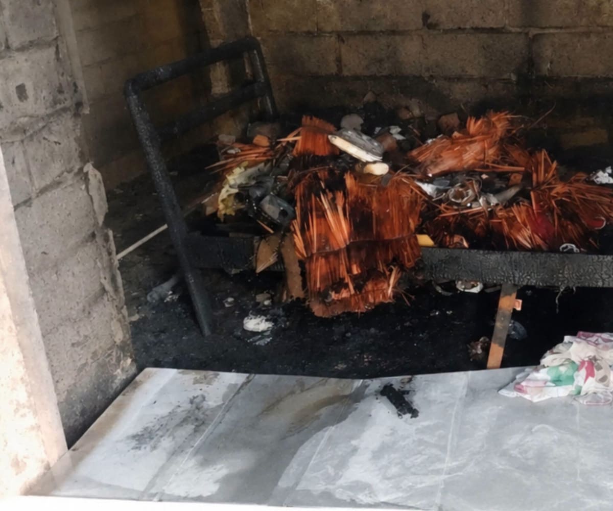 Incendio en Lórica - Córdoba.
