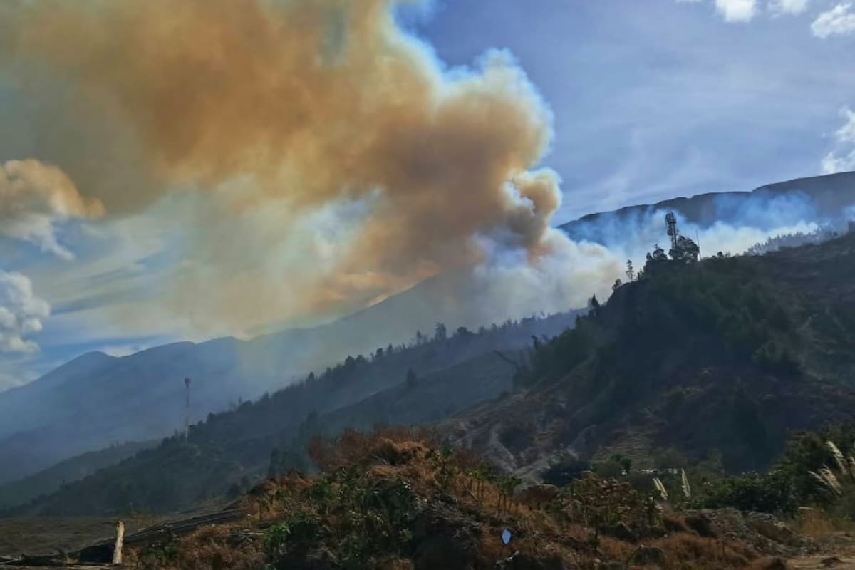 Incendio en Villa de Leyva: declaran calamidad pública y suspenden clases