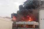 Zozobra por incendio de una fábrica de plásticos en Galapa, Atlántico