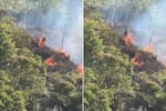 Video denuncia presunta provocación de incendio en zona rural de Jamundí
