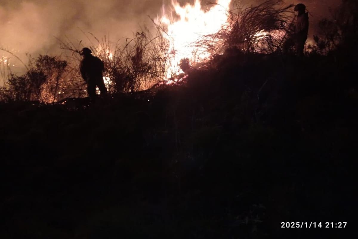 Incendio forestal en Nariño pone en riesgo una reserva natural y el suministro de agua
