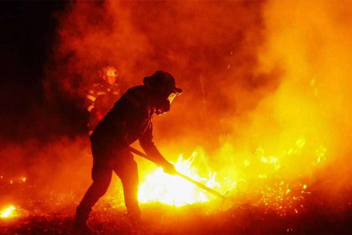 Incendios forestales golpean con fuerza al Tolima. // Foto: EFE/ @gobertolima.