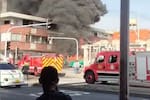 Incendio de bus de servicio público generó zozobra y angustia en Barranquilla