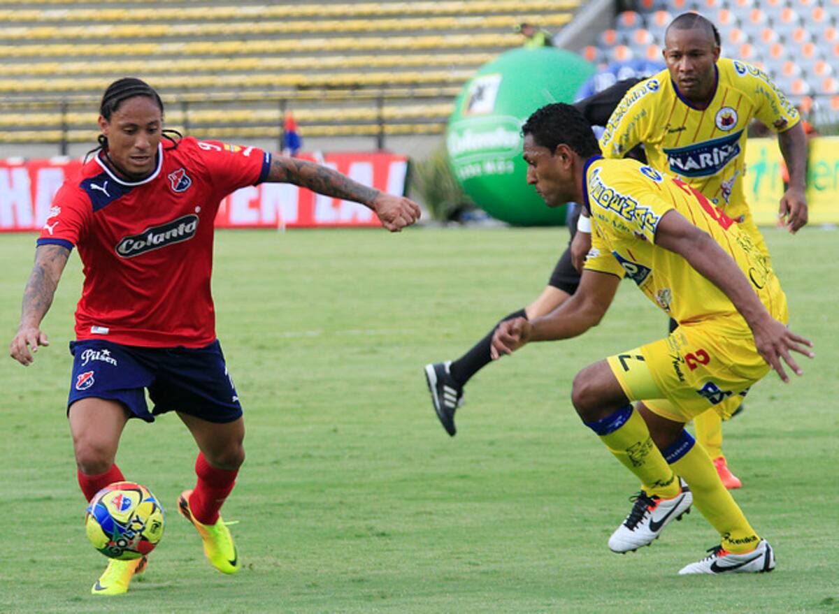 Partido entre el Deportivo Medellín y Pasto. COLPRENSA