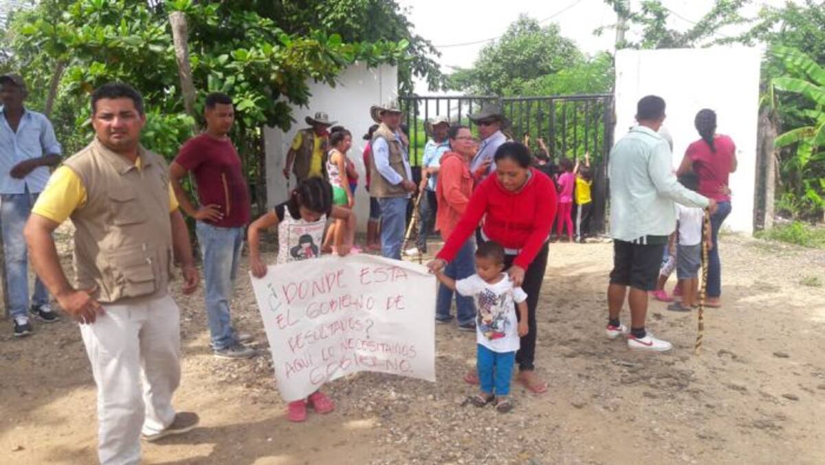 Son más de 100 familias que se encuentran asentadas en ese territorio. Óscar Díaz