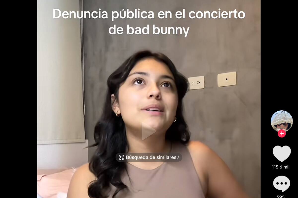 Indignación en concierto de Bad Bunny: denuncian que hombre orinó sobre asistentes
