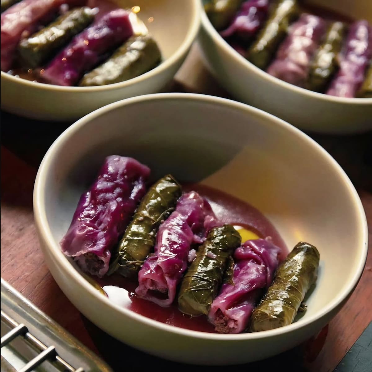 Indios de parra y de repollo morado, dos de los especiales de El Chato. //Foto: Cortesía.