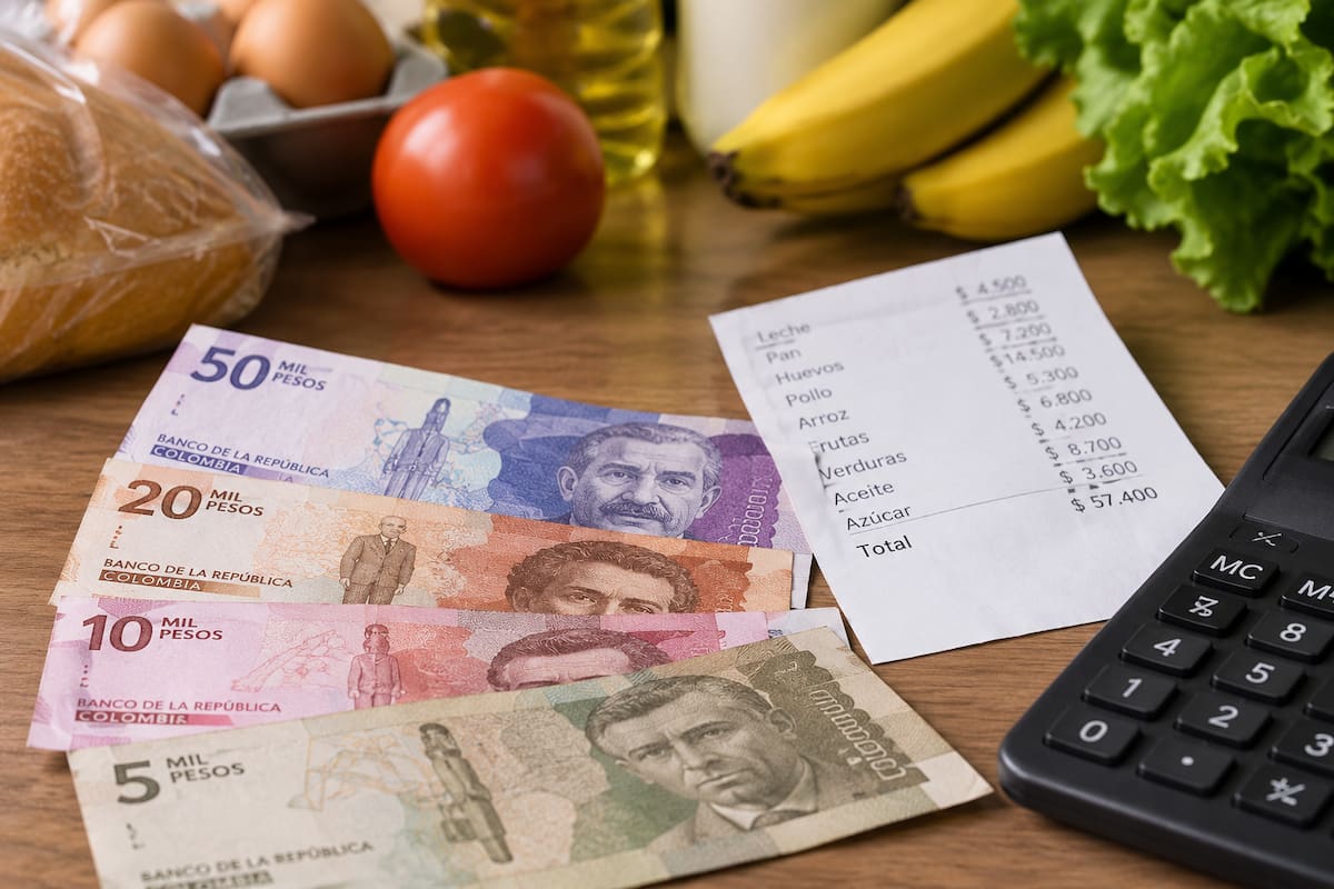 Inflación en Colombia aumentó 0,21 puntos en agosto y llegó al 6,24 %