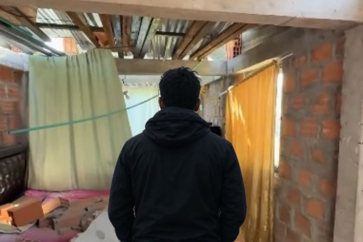Influencer Camilo Cifuentes mostró cómo quedó vivienda de un familiar tras terremoto