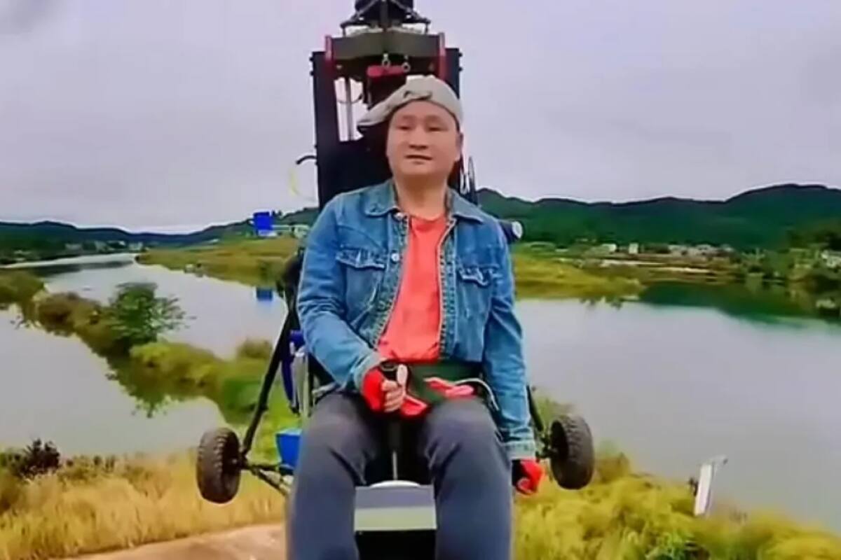 Video: influencer chino muere en transmisión en vivo al caer de su helicóptero